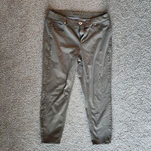 Maurices Olive Green Skinny Pants